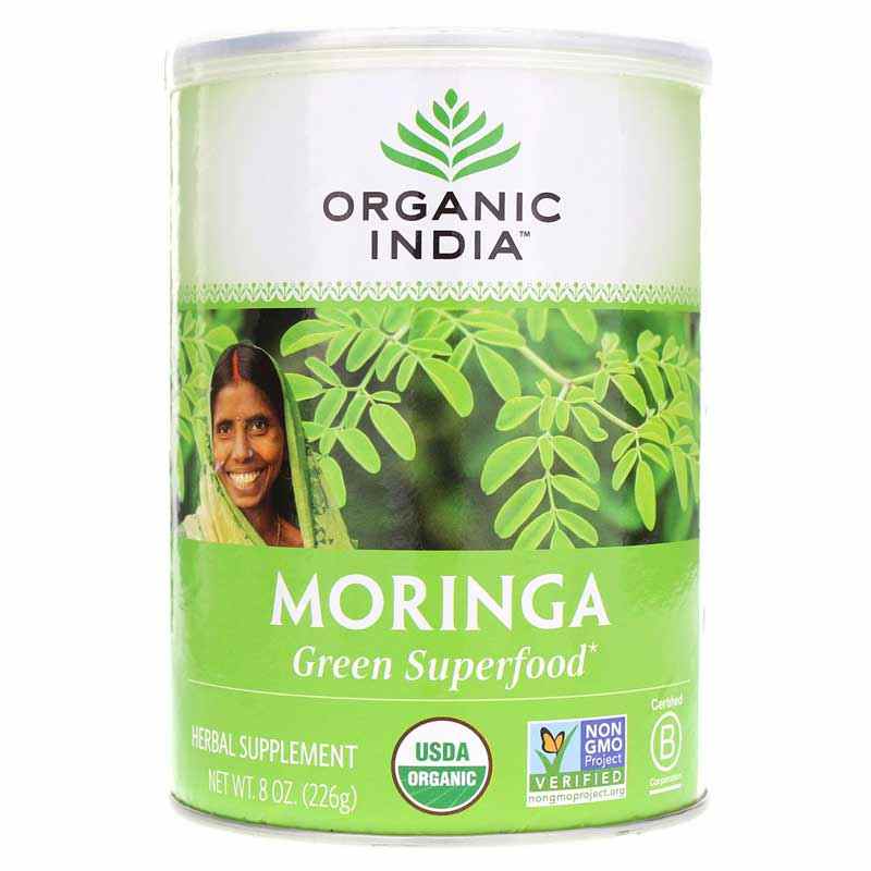 Moringa Leaf Powder Certified Organic, Organic India – Professional ...