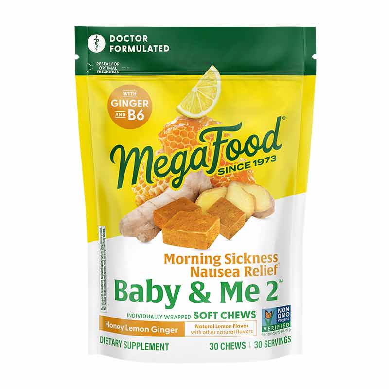 Morning Sickness Nausea Relief Soft Chews, by Megafood