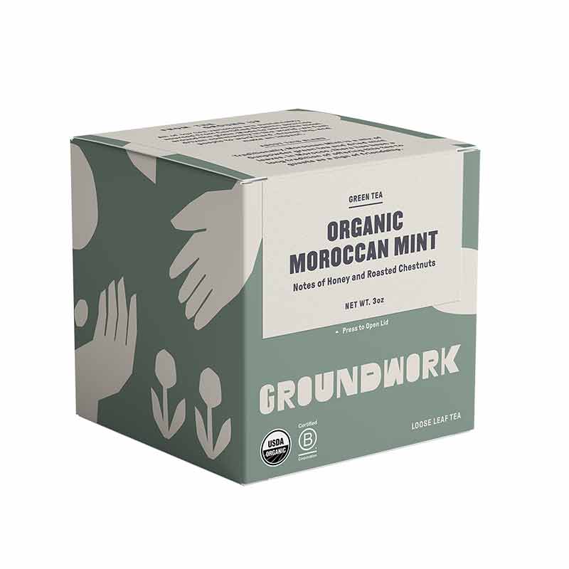 Moroccan Mint Loose Leaf Tea, by Groundwork Coffee