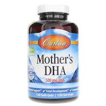 Mother's DHA 500 Mg, 120 Softgels, by Carlson Labs