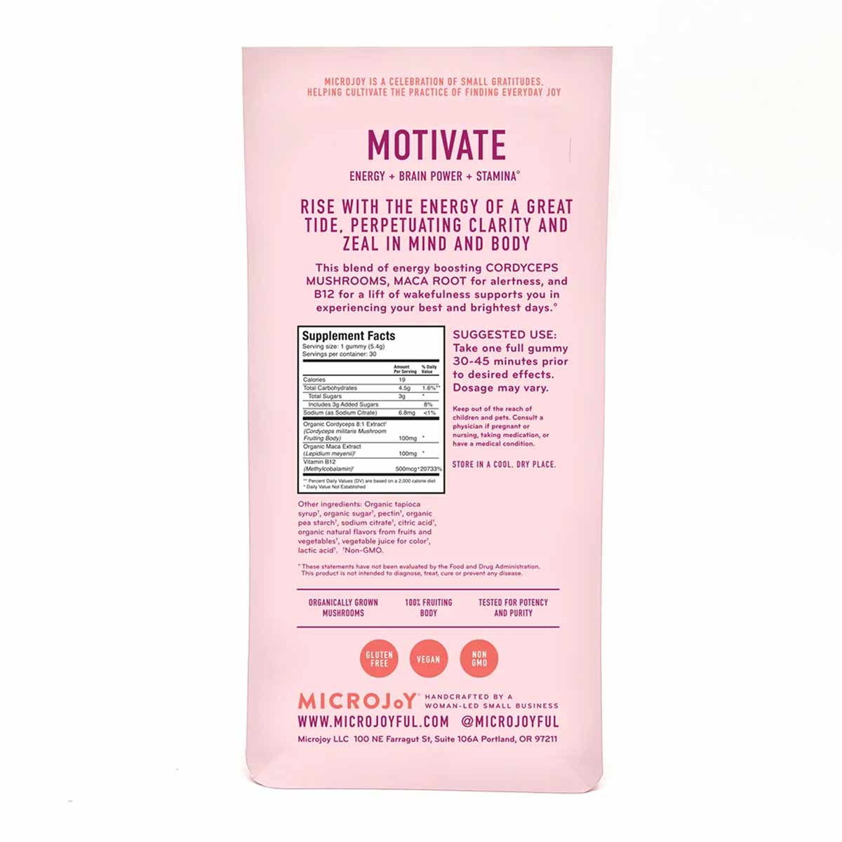 Motivate Gummies, by MicroJoy