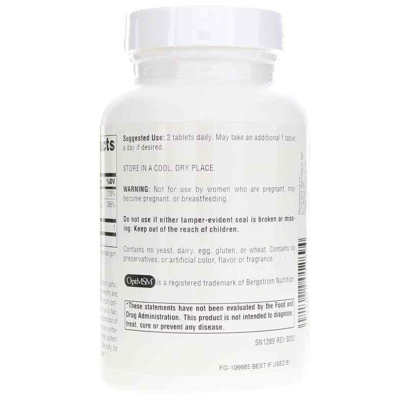MSM 1000 Mg, 120 Tablets, by Source Naturals, image #3