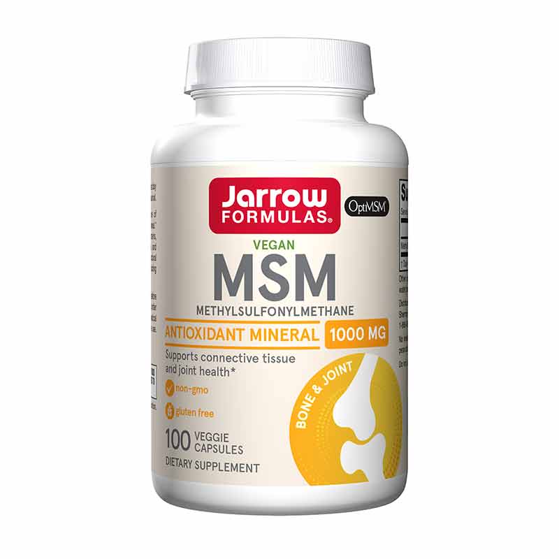 MSM 1000 Mg Capsules, 100 Veg Capsules, by Jarrow Formulas