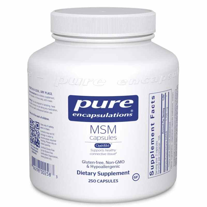 MSM Capsules, 250 Capsules, by Pure Encapsulations