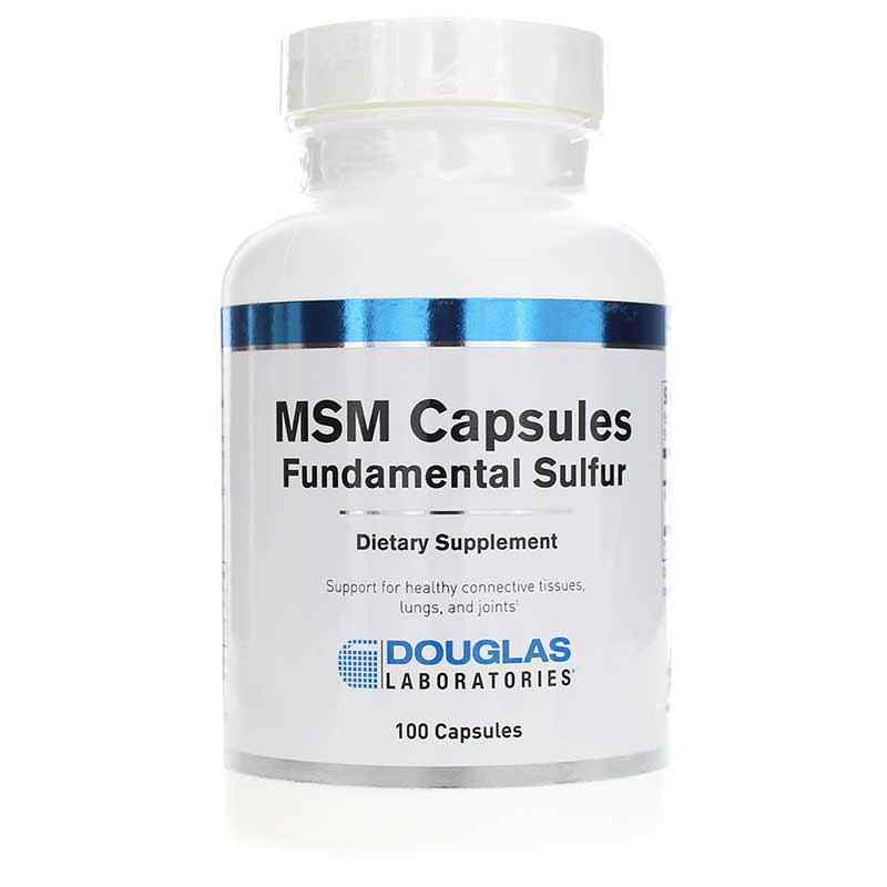 MSM Capsules Fundamental Sulfur, by Douglas Laboratories