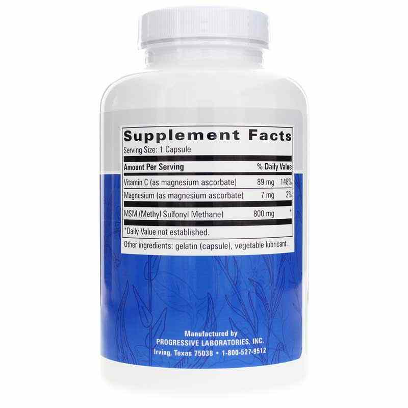 MSM Complex, 180 Capsules, by Progressive Labs, image #2