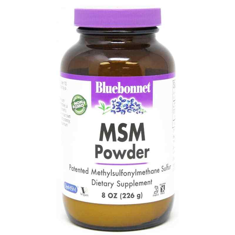 Nsm Powder MSM Powder, Bluebonnet – Professional Supplement Center