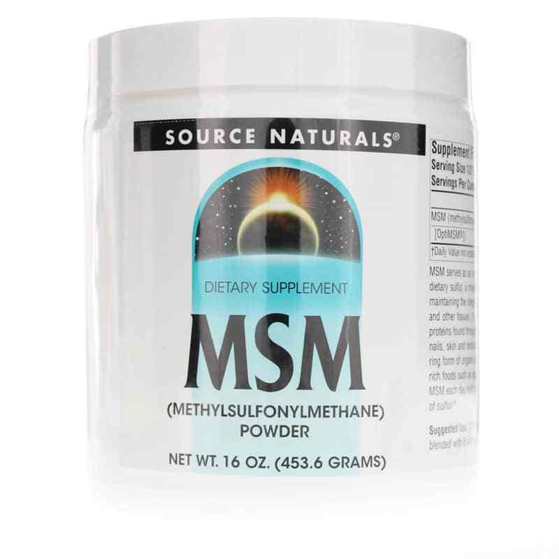 MSM Powder, 16 Oz, by Source Naturals