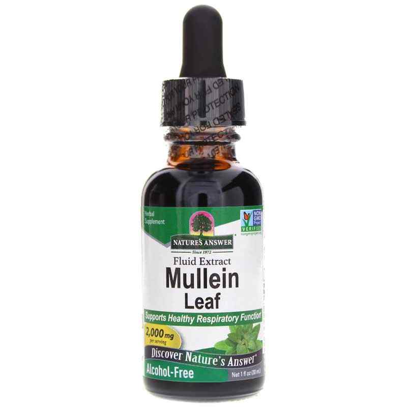 Mullein Extract Alcohol-Free, by Natures Answer
