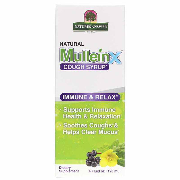 Mullein-X Cough Syrup Immune & Relax, Nature's Answer