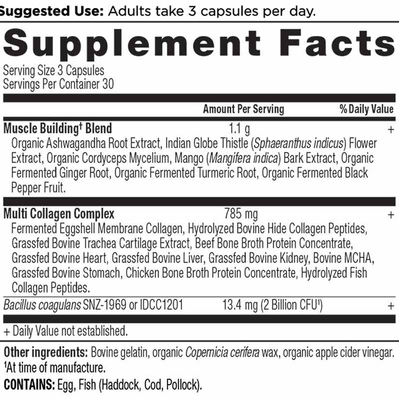 Multi Collagen Advanced Muscle Capsules, 90 Capsules, by Ancient Nutrition, image #4