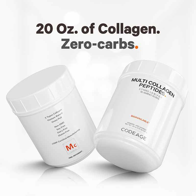 Multi Collagen Peptides, 20 Oz, by Codeage, image #3