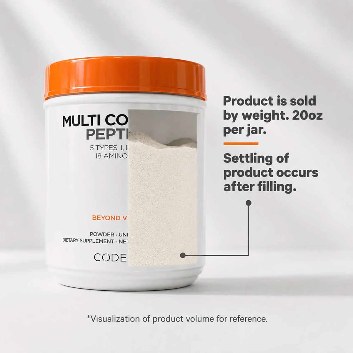 Multi Collagen Peptides, by Codeage