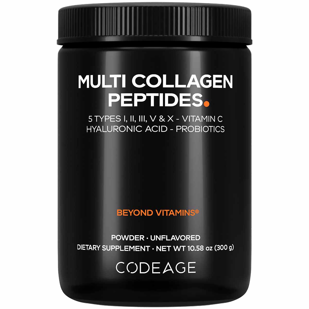 Multi Collagen Peptides + Probiotics, by Codeage
