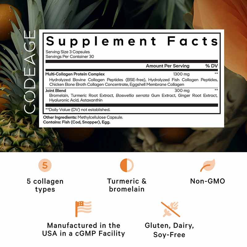 Multi Collagen + Joint Blend, by Codeage, image #2