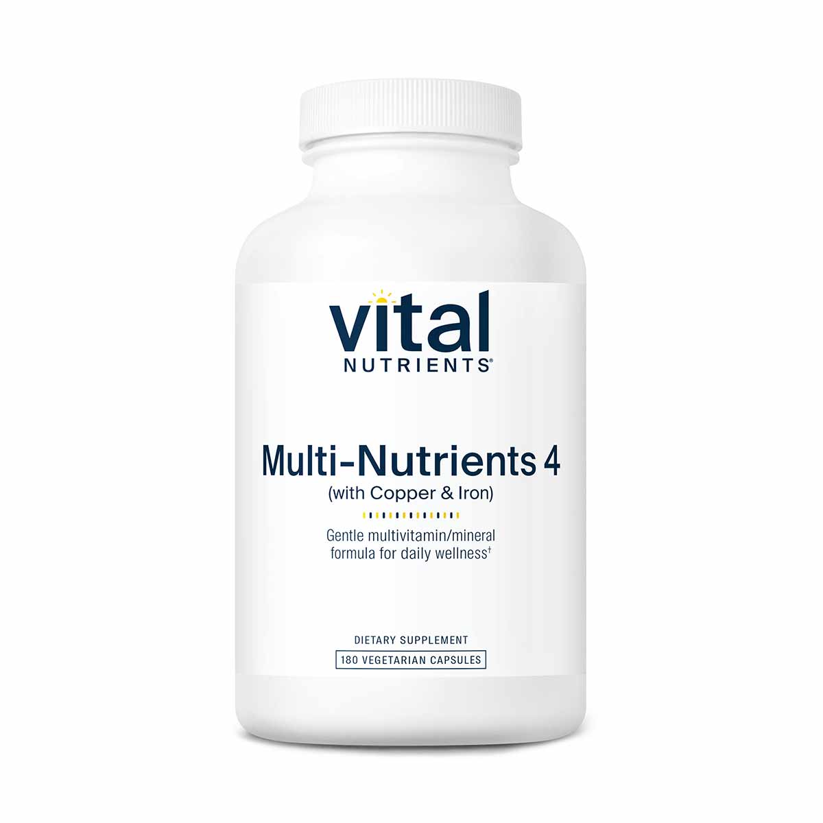 Multi-Nutrients 3 (without Copper & Iron), 180 Capsules, by Vital Nutrients