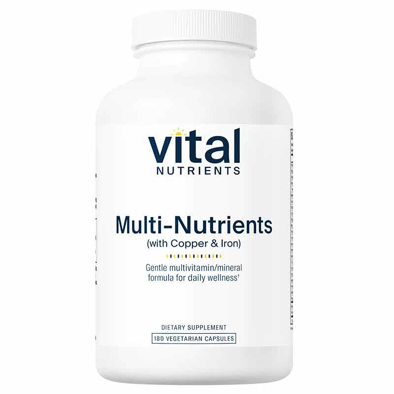 Multi-Nutrients (with Copper & Iron), by Vital Nutrients