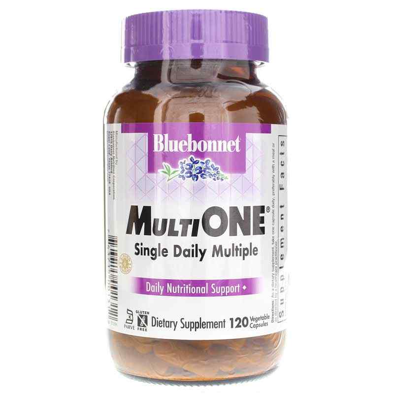 Multi One Single Daily Multiple, 120 Veg Capsules, by Bluebonnet