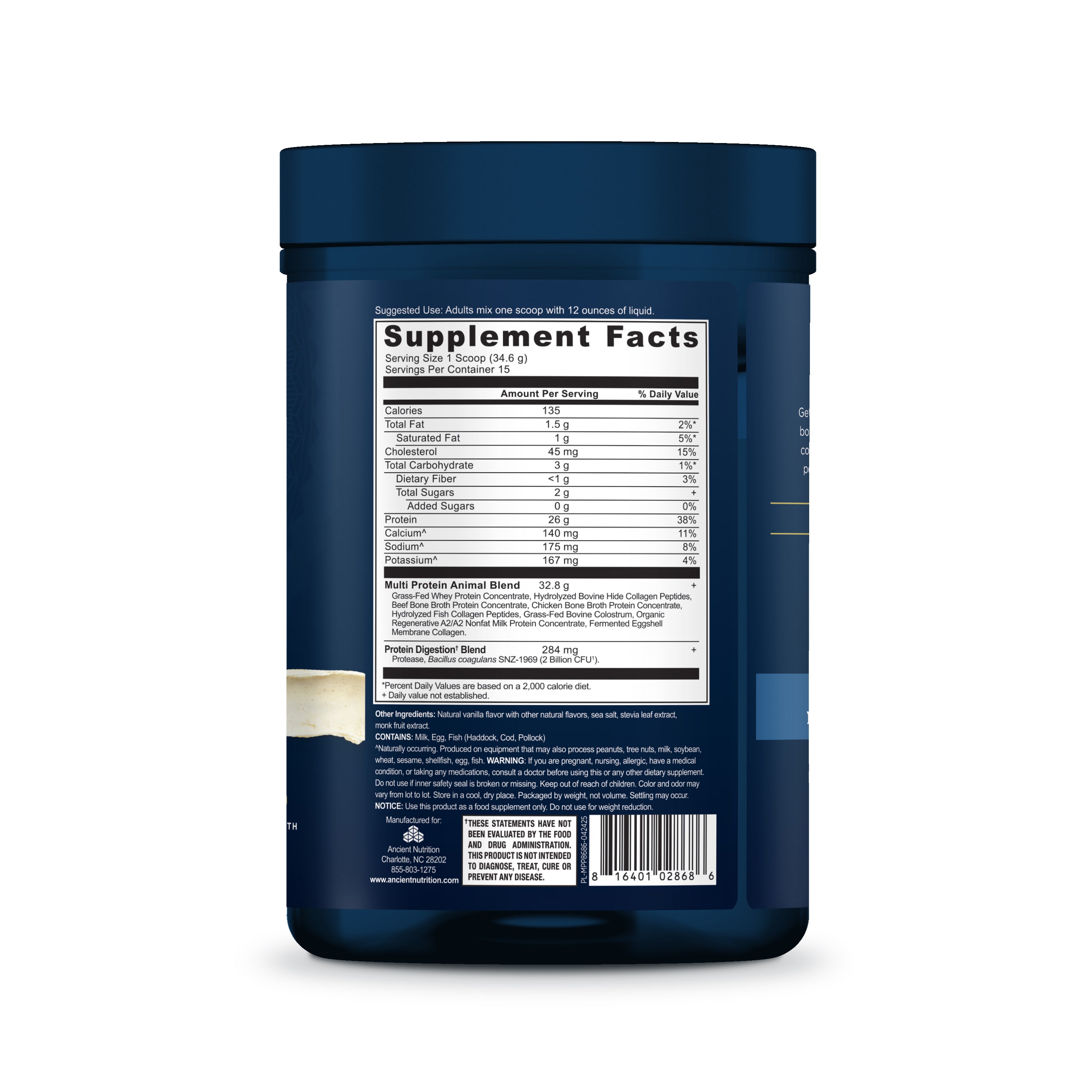 Multi Protein Animal Based, by Ancient Nutrition