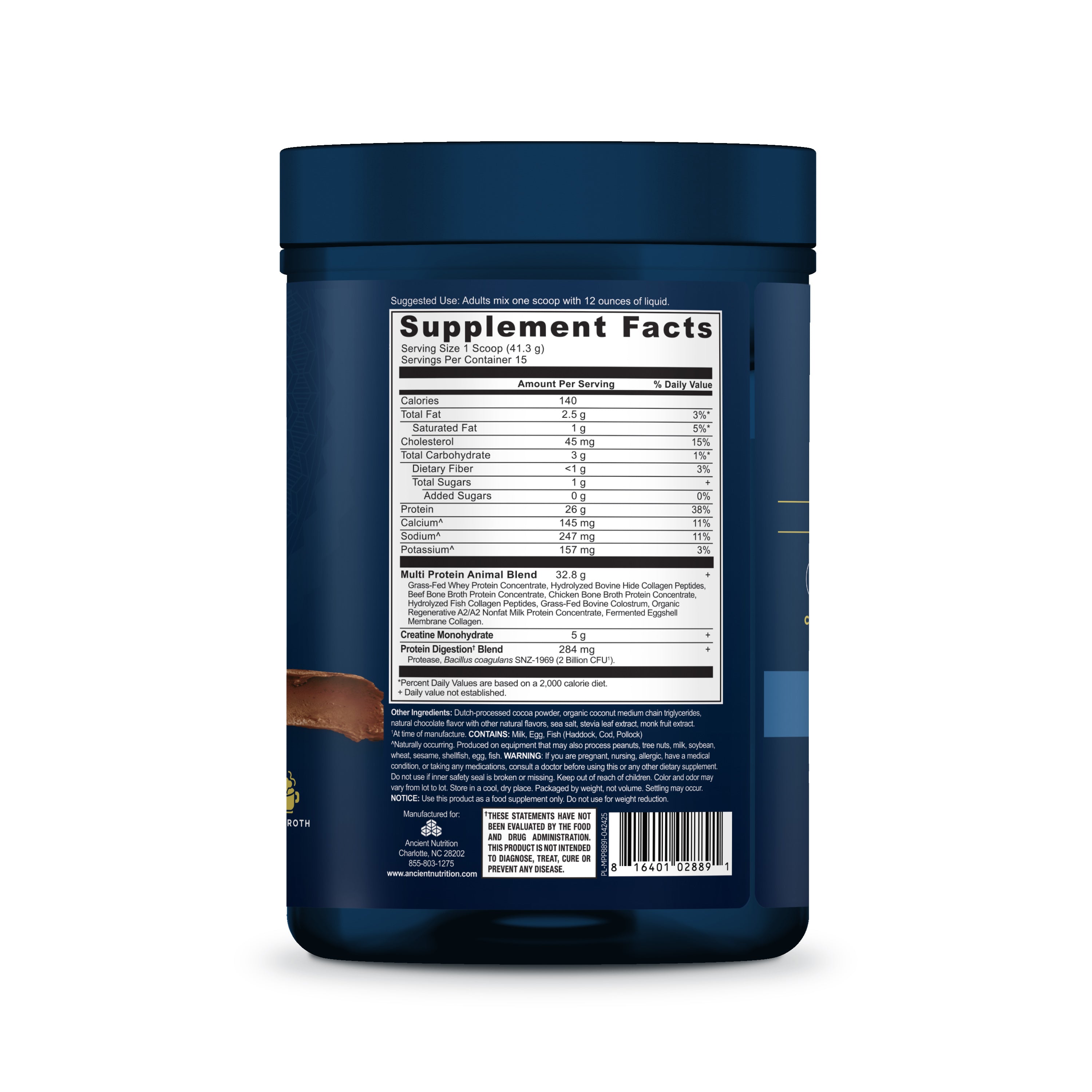 Multi Protein Animal Based Plus Creatine, by Ancient Nutrition