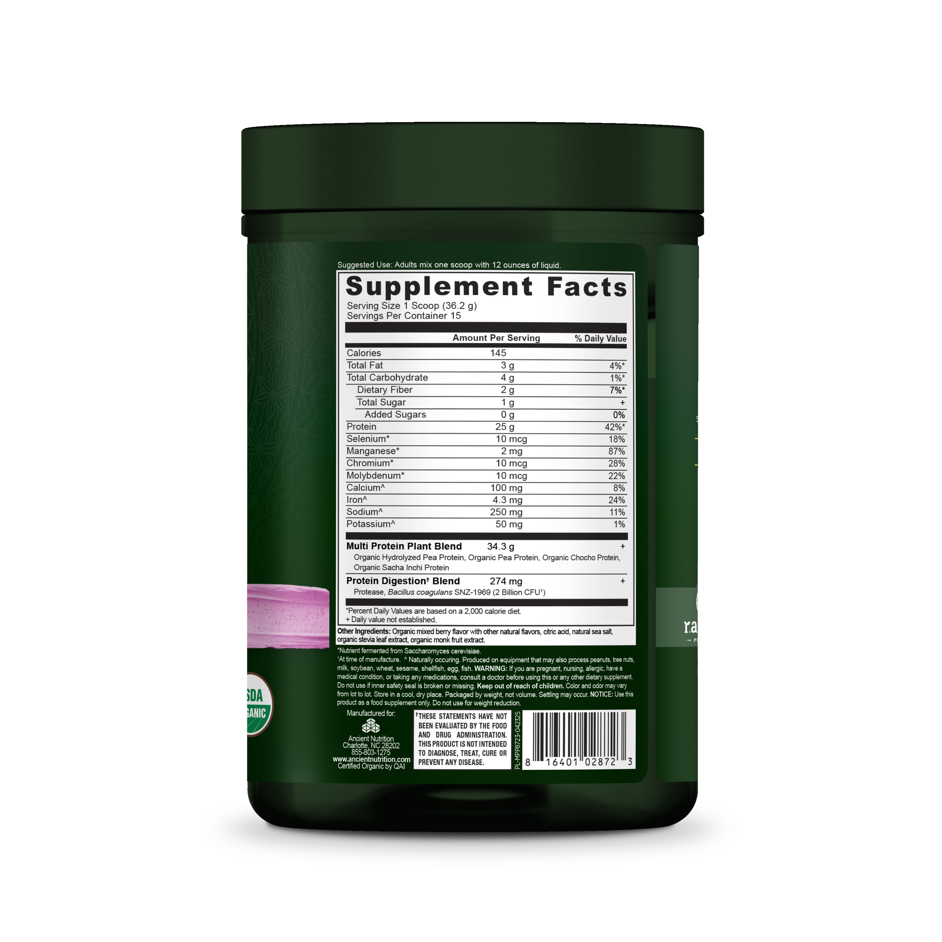 Multi Protein Plant Based, by Ancient Nutrition