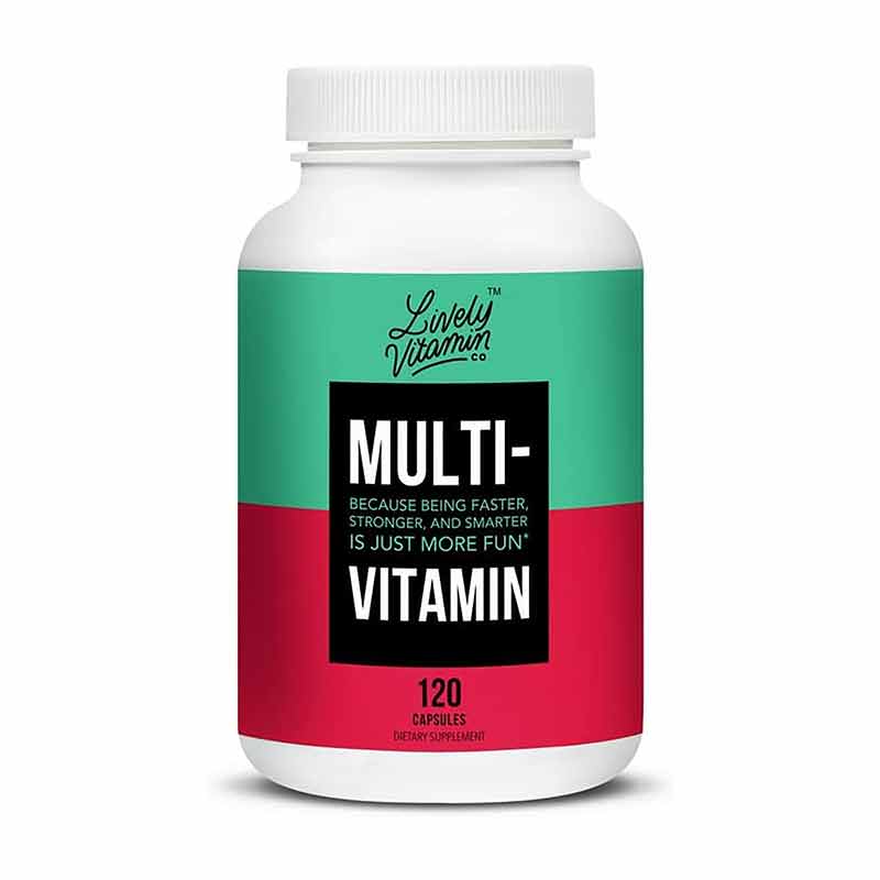 Multi-Vitamin, 120 Capsules, by Lively Vitamin Co