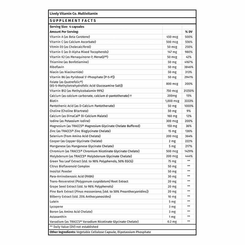 Multi-Vitamin, 240 Capsules, by Lively Vitamin Co, image #2