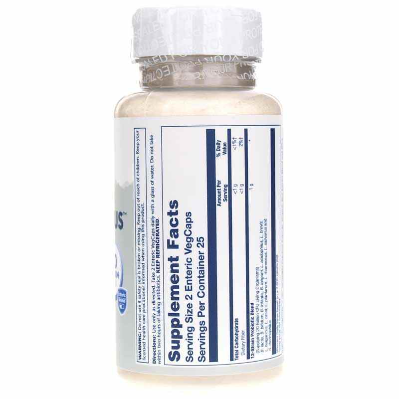 Multidophilus12 Strain Formula, 50 Enteric Coated Veg Capsules, by Solaray, image #2