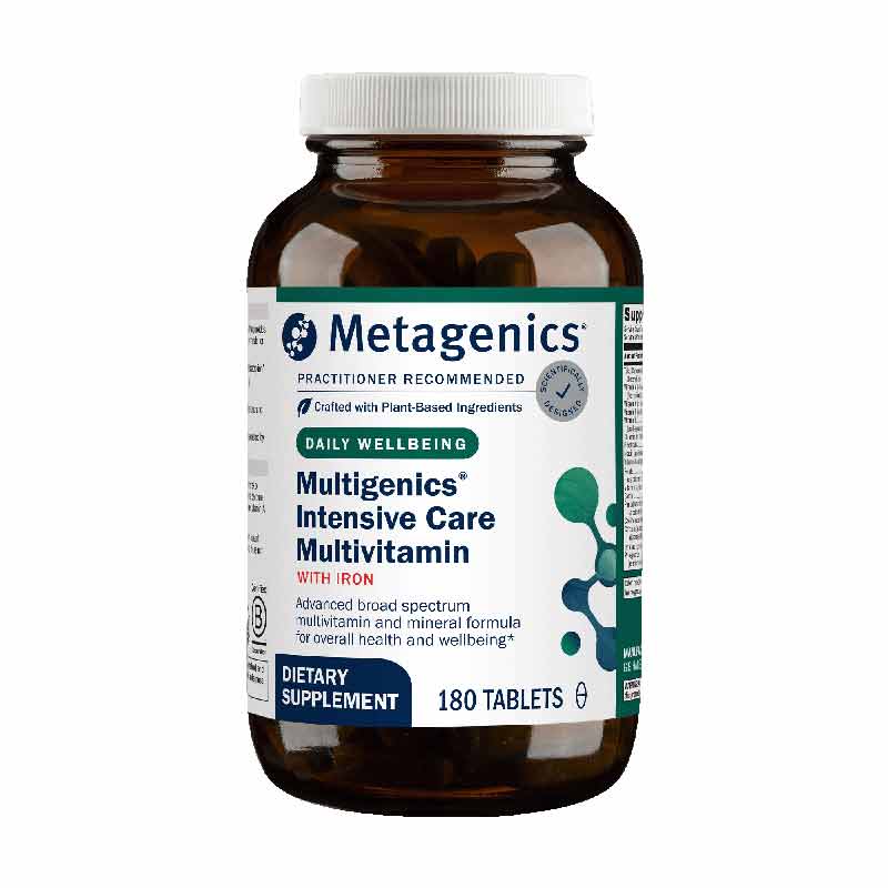 Multigenics Intensive Care Multivitamin, 180 Tablets, by Metagenics