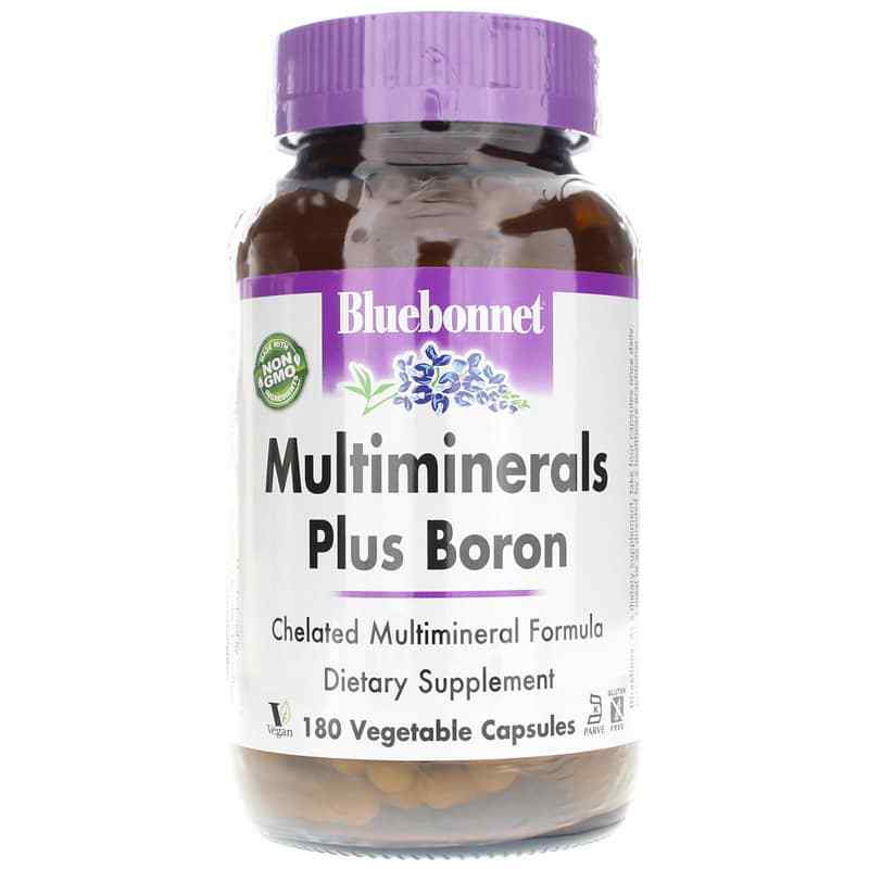 Multiminerals Plus Boron, by Bluebonnet