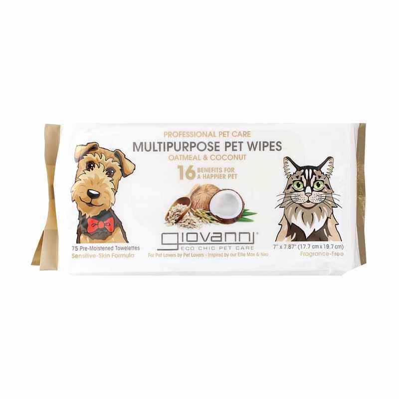 Multipurpose Pet Wipes, by Giovanni