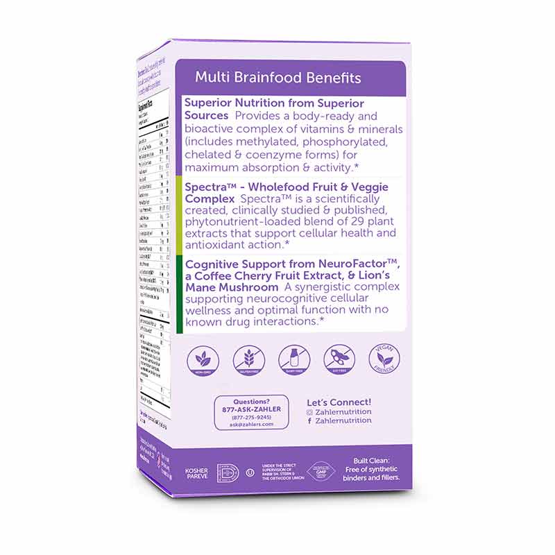 Multivitamin Brainfood, by Zahler, image #5