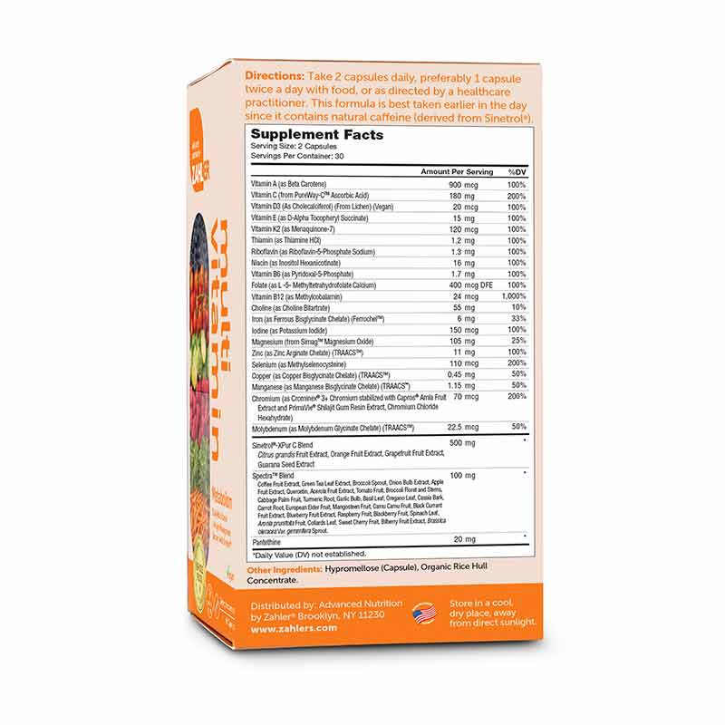 Multivitamin Metabolism, by Zahler, image #4