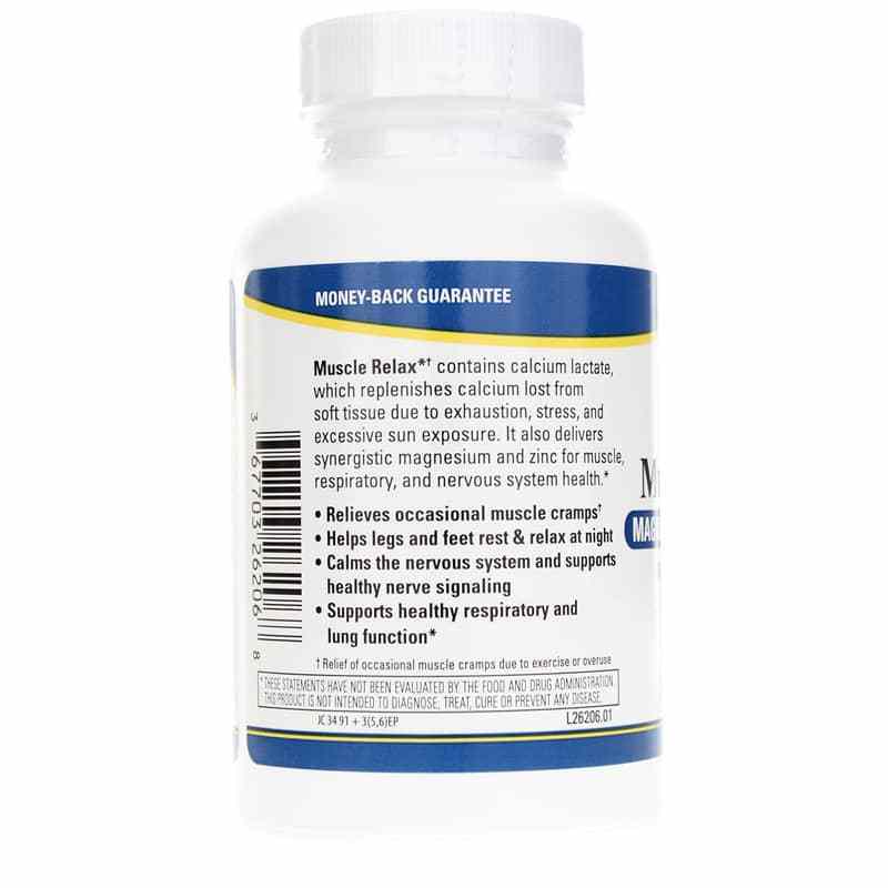 Muscle Relax Magnesium Calcium Zinc, by Terry Naturally, image #3