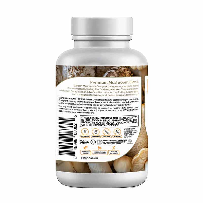 Mushroom Complex capsules, 60 Capsules, by Zahler, image #2
