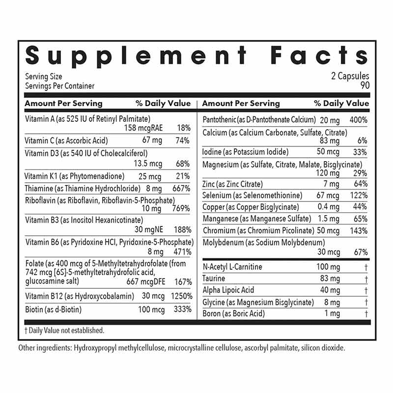 MVM-A Antioxidant Protocol, by Allergy Research Group, image #2