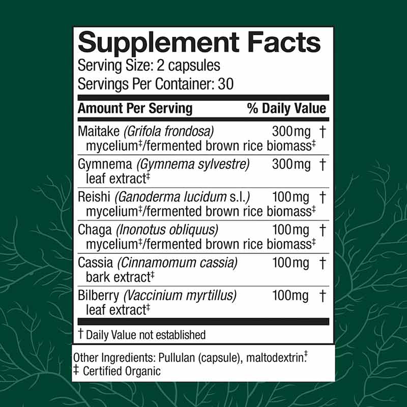 MycoBotanicals Blood Sugar, by Host Defense, image #2
