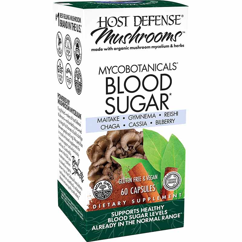 MycoBotanicals Blood Sugar, by Host Defense, image #4