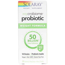 Mycrobiome Probiotic 50 Billion CFU, Weight Formula, by Solaray