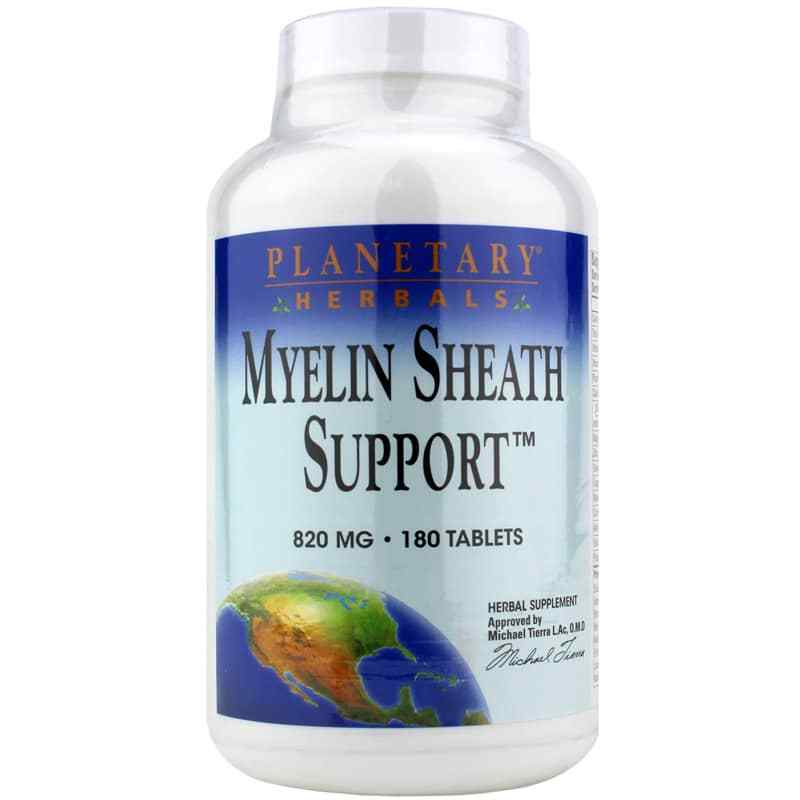 Myelin Sheath Support 820 Mg, 180 Tablets, by Planetary Herbals