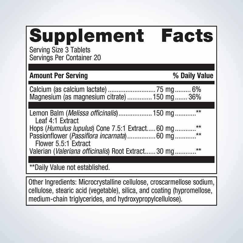 MyoCalm Plus, 60 Tablets, by Metagenics, image #2