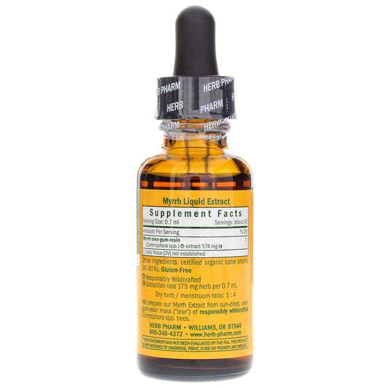 Myrrh Extract, 1 Oz, by Herb Pharm, image #3