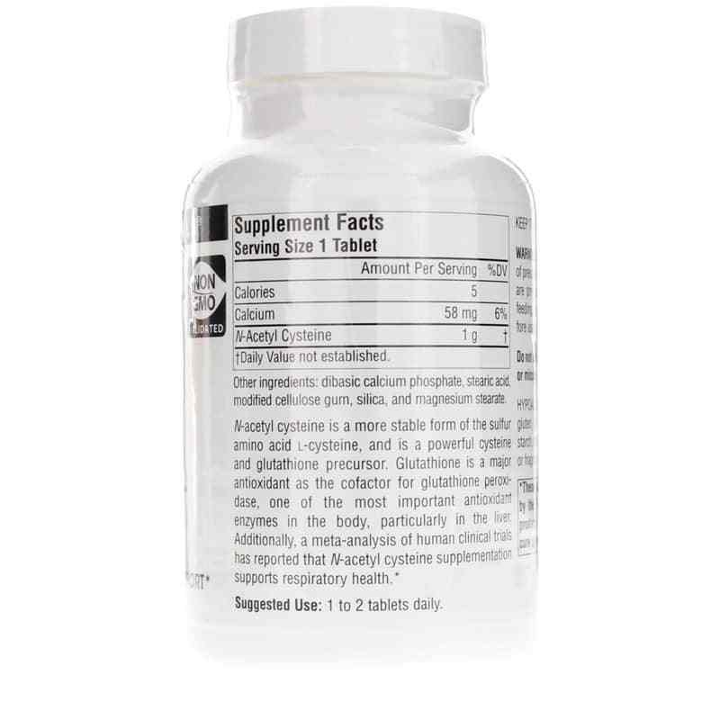 N-Acetyl Cysteine 1000 Mg, 120 Tablets, by Source Naturals, image #2