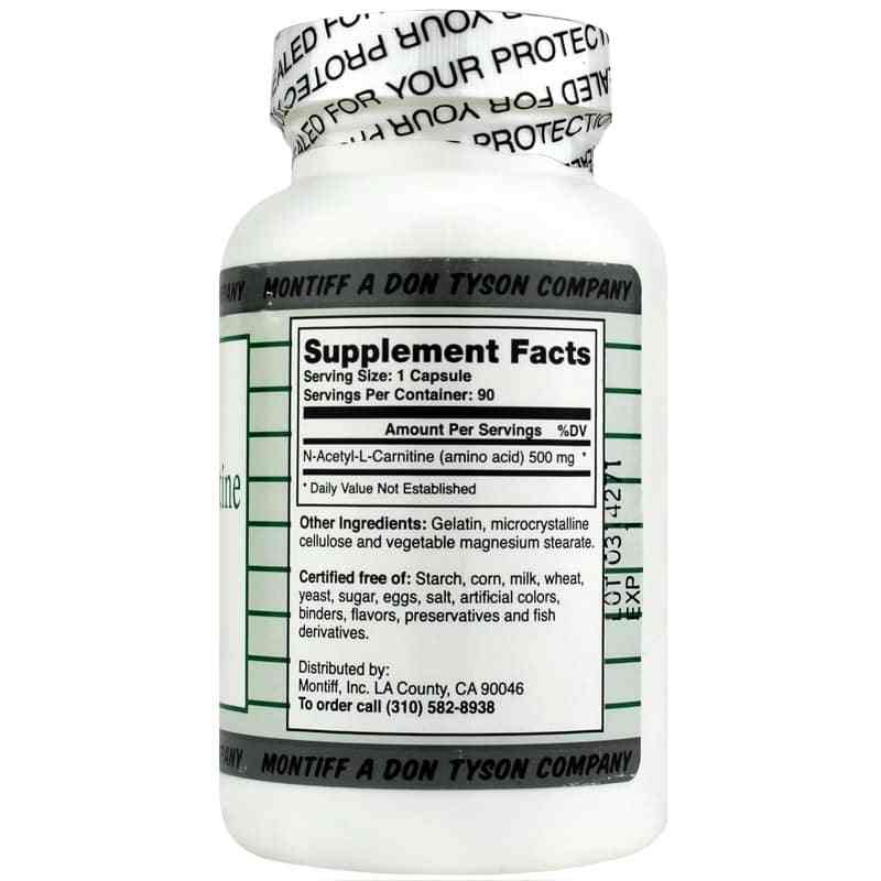 N-Acetyl-L-Carnitine 500 Mg, by Montiff, image #2