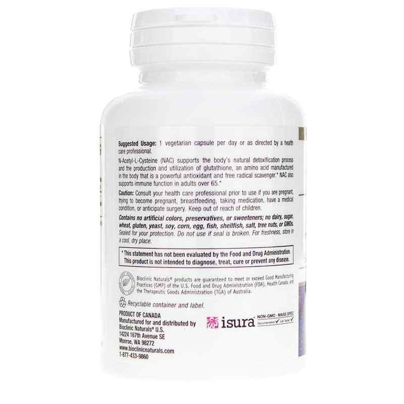 NAC 500 Mg, by Bioclinic Naturals, image #3
