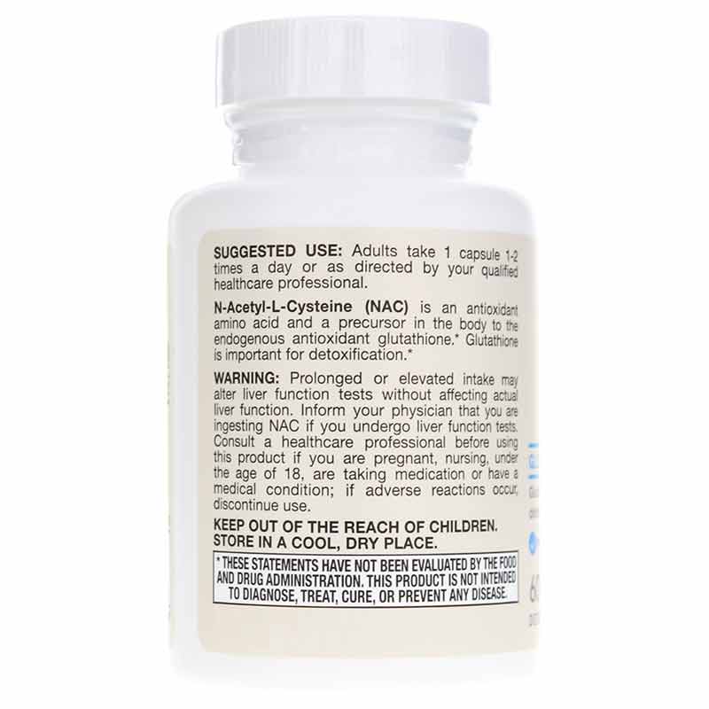 N-A-C (N-Acetyl-L-Cysteine) 500 Mg, 60 Veg Capsules, by Jarrow Formulas, image #3