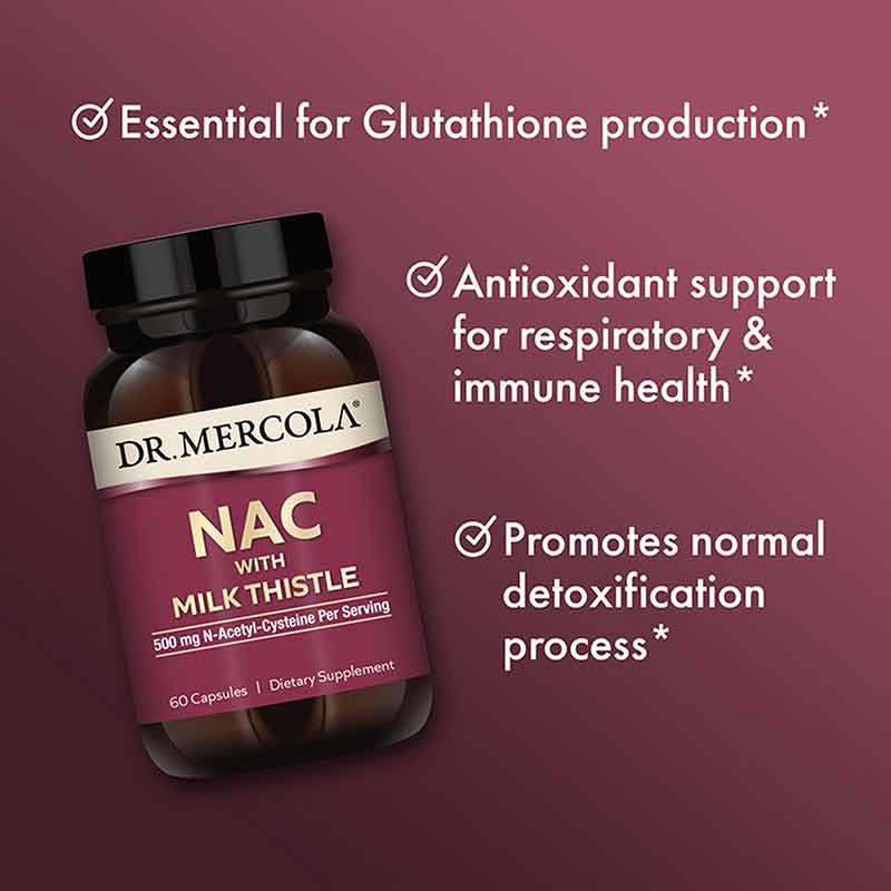 NAC with Milk Thistle, Dr. Mercola Professional Supplement Center NAC with Milk Thistle, Dr. Mercola Professional Supplement Center