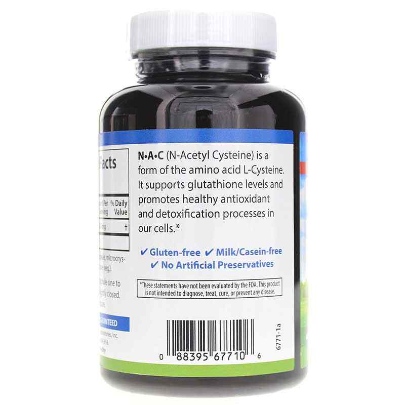 NAC N-Acetyl Cysteine 500 Mg, 120 Capsules, by Carlson Labs, image #3