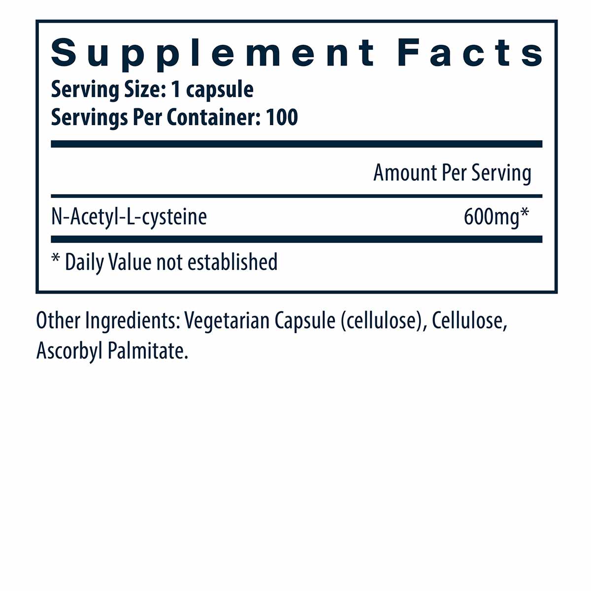 NAC N-Acetyl-L-Cysteine, by Vital Nutrients