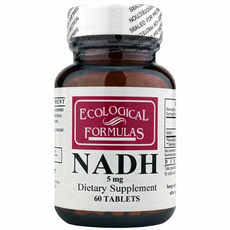 NADH 5 Mg, 60 Tablets, by Ecological Formulas